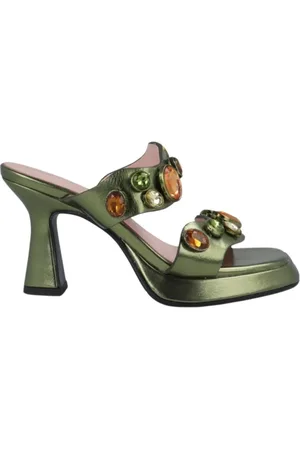 NOA HARMON Dames, Schoenen, Groen, Maat: 37 EU Leer