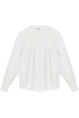 Isabel Marant Dames, Blouses & Shirts, Wit, Maat: S Katoen