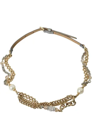 Dolce & Gabbana Dames, Accessoires, Veelkleurig, Maat: 75 CM Leer
