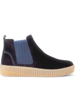 Gabor Dames, Schoenen, Blauw, Maat: 40 EU Velours
