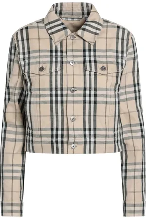 Burberry Dames, Jassen, Bruin, Maat: M Denim