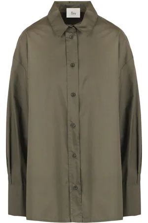 8PM Dames, Blouses & Shirts, Groen, Maat: S Katoen