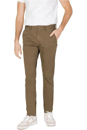 Tommy Hilfiger Heren, Broeken, Groen, Maat: W36 L32 Katoen