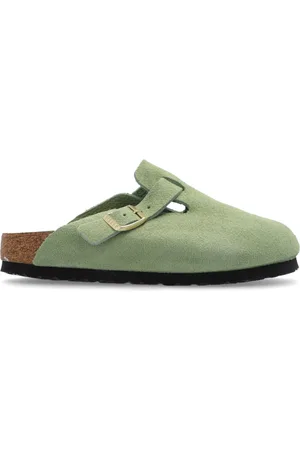 Birkenstock Dames, Schoenen, Groen, Maat: 40 EU Leer