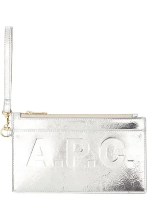 A.P.C. Dames, Tassen, Grijs, Maat: ONE Size Leer