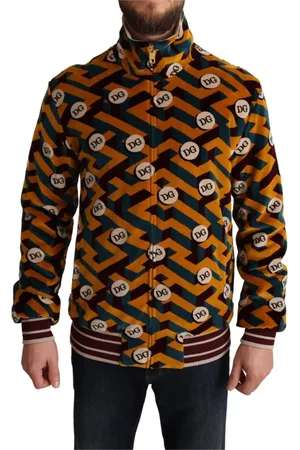 Dolce & Gabbana Heren, Sweatshirts & Hoodies, Bruin, Maat: XS Velours