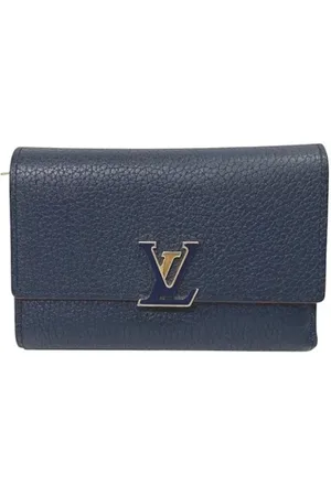 LOUIS VUITTON Dames, Pre-owned, Blauw, Maat: ONE Size Leer