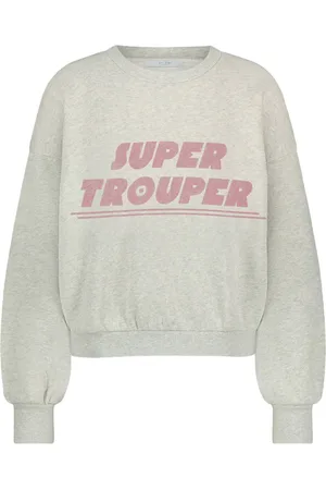 BY-BAR Dames, Sweatshirts & Hoodies, Grijs, Maat: XS Katoen