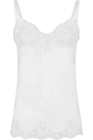 Dolce & Gabbana Dames, Tops, Wit, Maat: XS Satijn