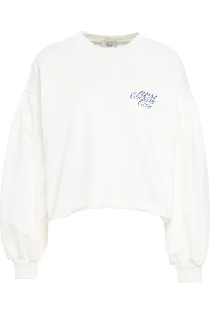 8PM Dames, Sweatshirts & Hoodies, Wit, Maat: S Zijde