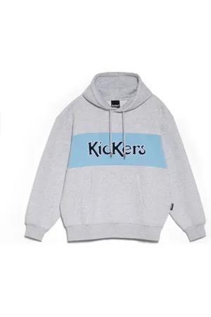 Kickers Heren, Sweatshirts & Hoodies, Grijs, Maat: XL Poliester