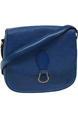 LOUIS VUITTON Dames, Pre-owned, Blauw, Maat: ONE Size Leer