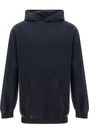 Balenciaga Heren, Sweatshirts & Hoodies, Zwart, Maat: M Katoen