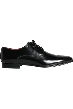 Dolce & Gabbana Heren, Schoenen, Zwart, Maat: 43 EU Leer