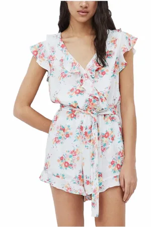 Pepe Jeans Dames, Jumpsuits & Playsuits, Wit, Maat: L
