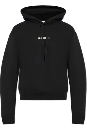 Jil Sander Heren, Sweatshirts & Hoodies, Zwart, Maat: M Katoen