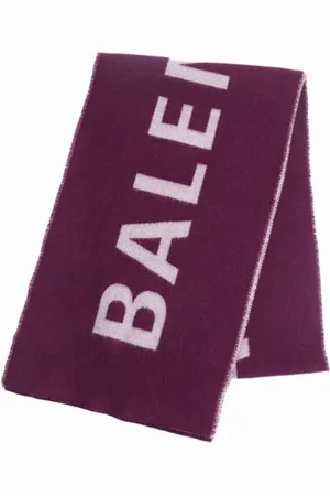 Balenciaga Dames, Pre-owned, Paars, Maat: ONE Size Wol