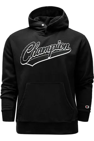 Champion Heren, Sweatshirts & Hoodies, Zwart, Maat: S Katoen