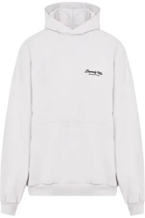 Balenciaga Dames, Sweatshirts & Hoodies, Wit, Maat: M Katoen