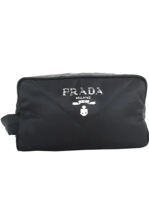 Prada Dames, Pre-owned, Zwart, Maat: ONE Size Nylon