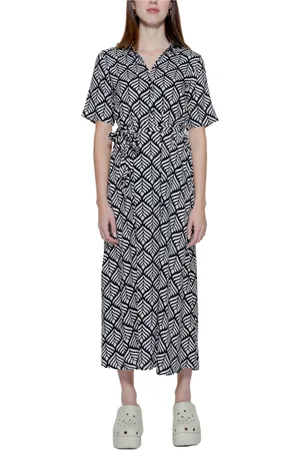 JACQUELINE DE YONG Dames, Jurken, Zwart, Maat: S Viscose