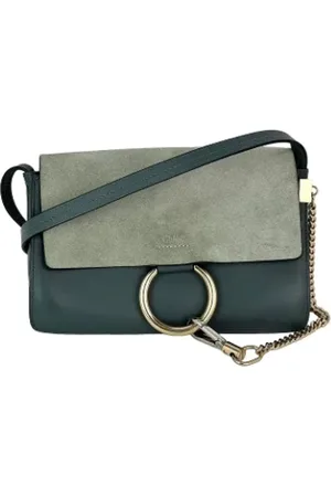 Chloé Dames, Pre-owned, Grijs, Maat: ONE Size Suède