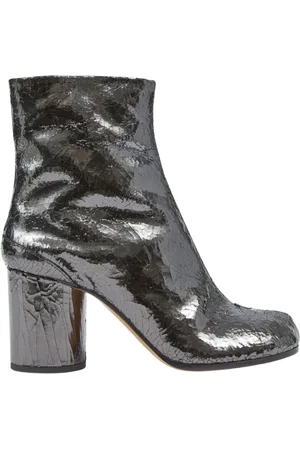 Maison Margiela Dames, Schoenen, Grijs, Maat: 36 EU Leer