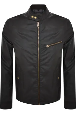 Belstaff Heren, Jassen, Zwart, Maat: L Katoen