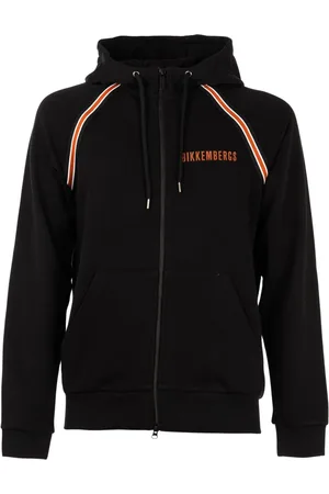 Bikkembergs Heren, Sweatshirts & Hoodies, Zwart, Maat: S