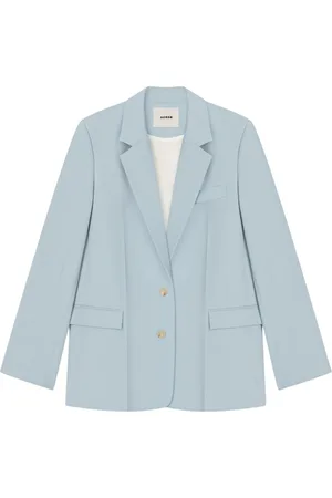 AERON Dames, Jassen, Blauw, Maat: L Viscose