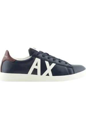 Armani Exchange Heren, Schoenen, Blauw, Maat: 44 EU Leer
