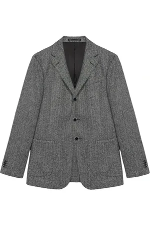 Brooks Brothers Heren, Jassen, Grijs, Maat: 3XL Wol
