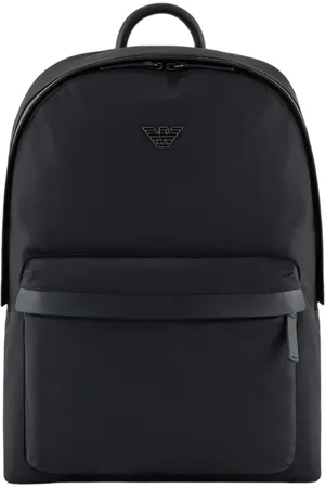Emporio Armani Heren, Tassen, Zwart, Maat: ONE Size Nylon