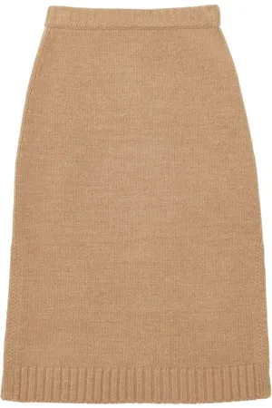 Inès de la Fressange Dames, Rokken, Bruin, Maat: M Wol