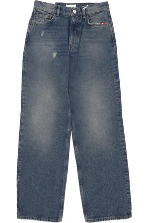 AMISH Dames, Jeans, Blauw, Maat: W28 Denim
