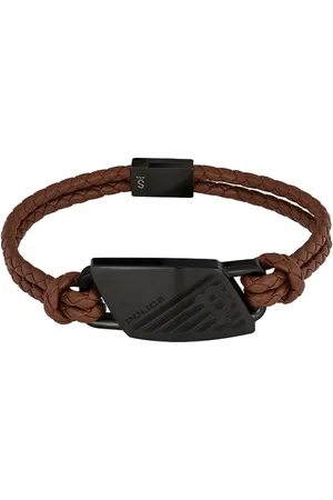 Police Heren, Accessoires, Zwart, Maat: ONE Size Leer