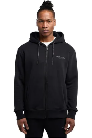 Carlo Colucci Heren, Sweatshirts & Hoodies, Zwart, Maat: M