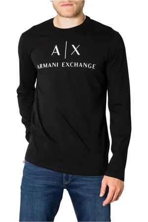 Armani Exchange Heren, Tops, Zwart, Maat: XL Katoen