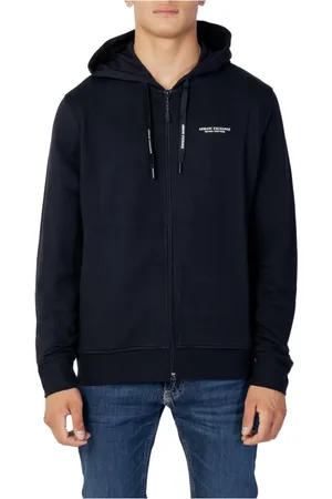 Armani Exchange Heren, Sweatshirts & Hoodies, Zwart, Maat: S Katoen