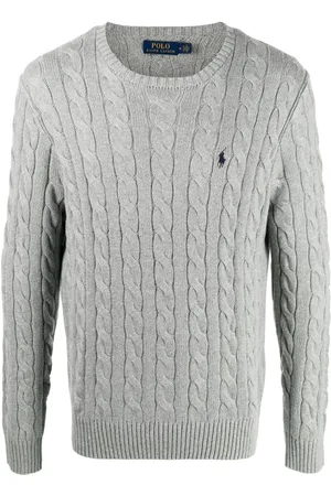 Ralph Lauren Heren, Truien, Grijs, Maat: 2XL Katoen