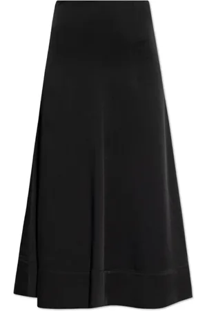 Lanvin Dames, Rokken, Zwart, Maat: XS Satijn
