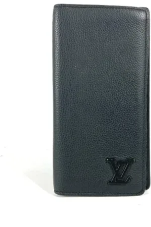 LOUIS VUITTON Dames, Pre-owned, Zwart, Maat: ONE Size Leer