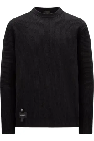 Moncler Heren, Truien, Zwart, Maat: M Wol