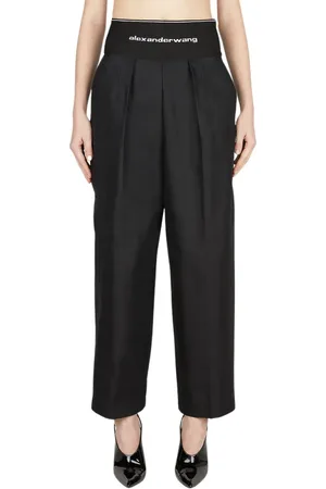Alexander Wang Dames, Broeken, Zwart, Maat: S Katoen