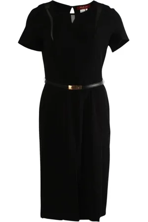 Max Mara Dames, Jurken, Zwart, Maat: XS Poliester