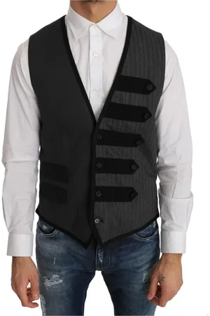 Dolce & Gabbana Heren, Pakken, Grijs, Maat: M Zijde