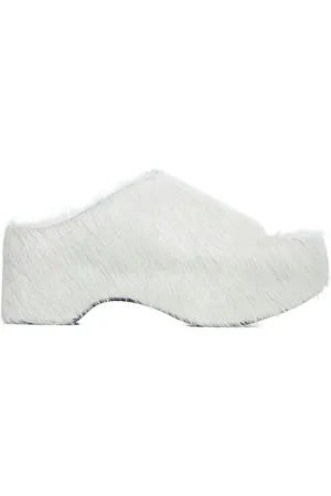Marni Dames, Schoenen, Wit, Maat: 36 EU Leer