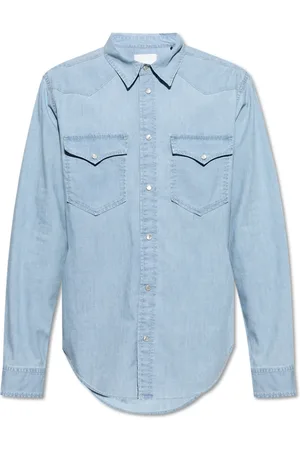 Isabel Marant Heren, Overhemden, Blauw, Maat: S Denim