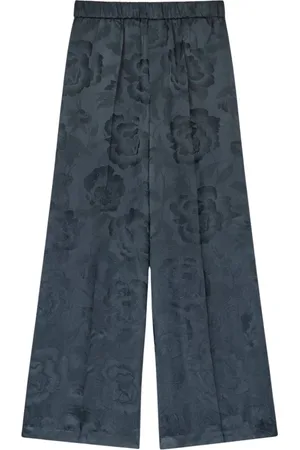 Kenzo Dames, Broeken, Zwart, Maat: S Zijde