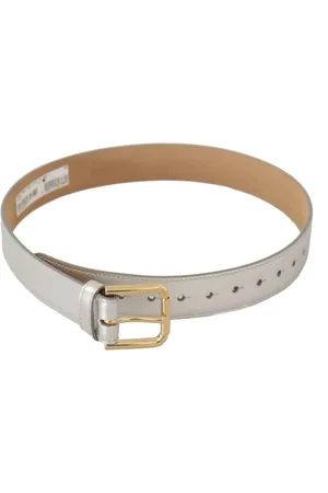 Dolce & Gabbana Dames, Accessoires, Grijs, Maat: 65 CM Leer